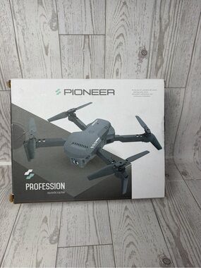 PIONEER Foldable Quadcopter Drone - Black